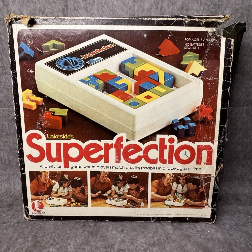 Vintage 1975 Lakeside Superfection Pop Up Game